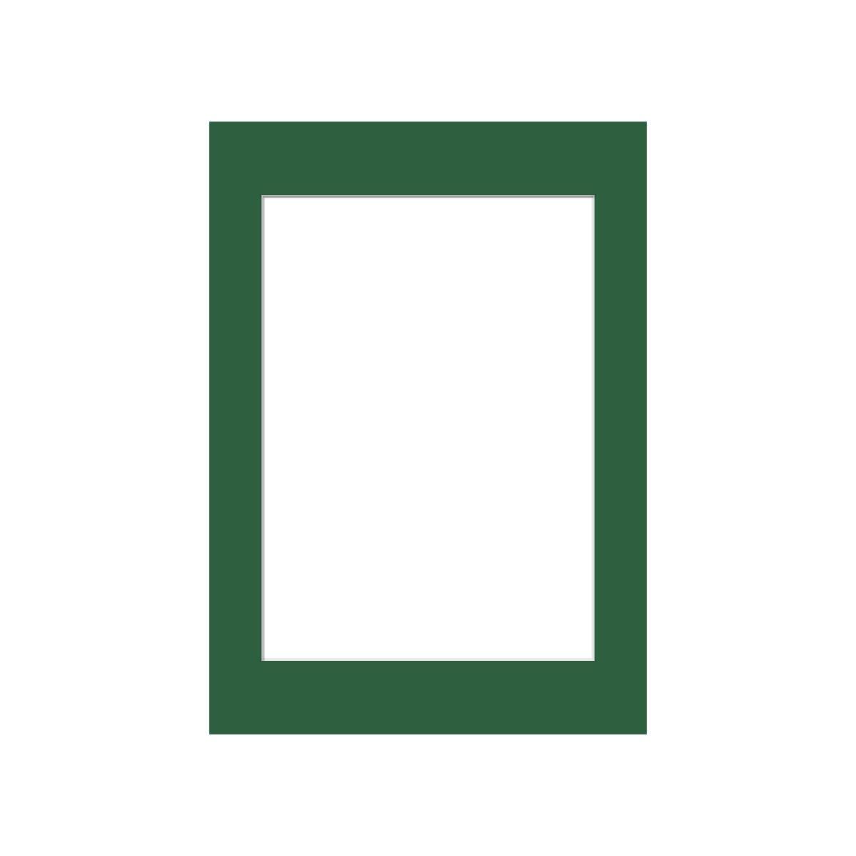 Passepartout A4 (vindue: A5) - grøn